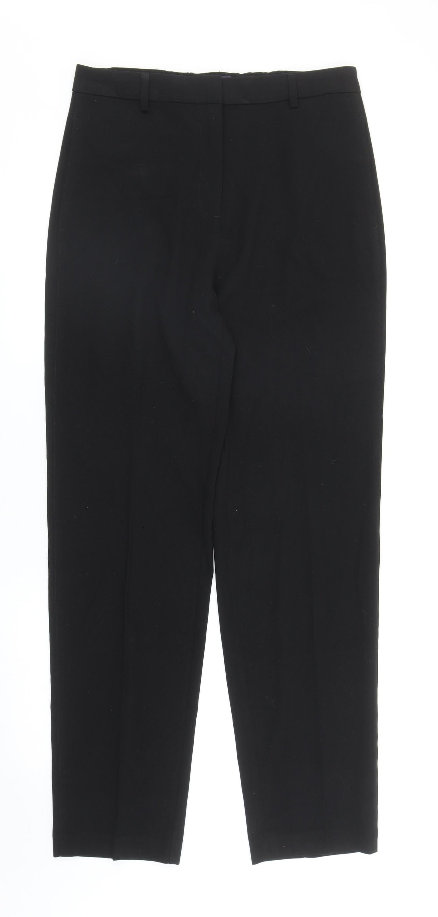 Womens UK Size 10 Marks and Spencer Regular Fit  Black Trousers