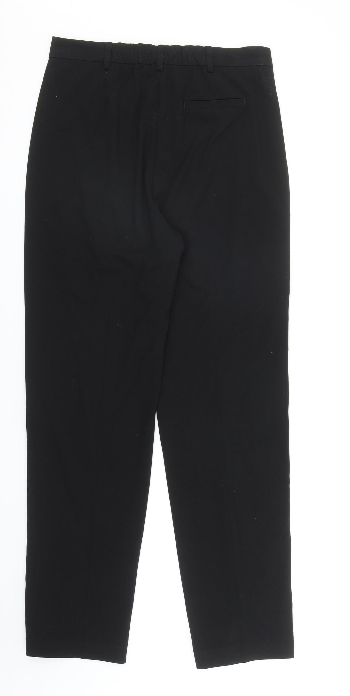 Womens UK Size 10 Marks and Spencer Regular Fit  Black Trousers