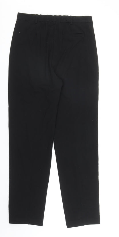 Womens UK Size 10 Marks and Spencer Regular Fit  Black Trousers