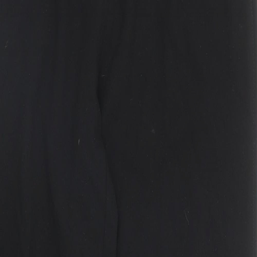 Womens UK Size 10 Marks and Spencer Regular Fit  Black Trousers