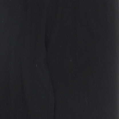 Womens UK Size 10 Marks and Spencer Regular Fit  Black Trousers