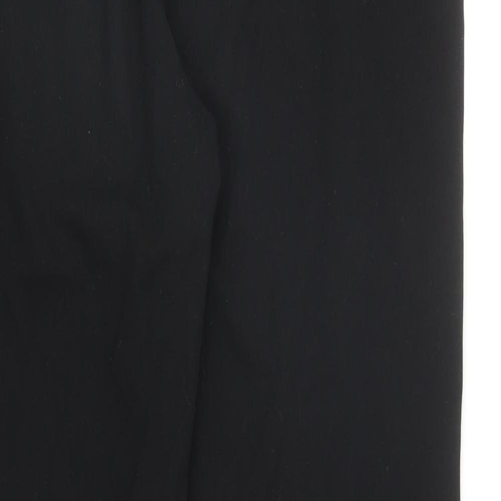 Womens UK Size 10 Marks and Spencer Regular Fit  Black Trousers