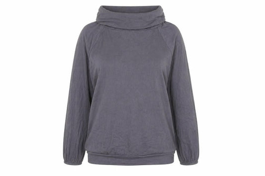 A Wear Womens Grey Roll Neck Viscose Pullover Jumper Size 14