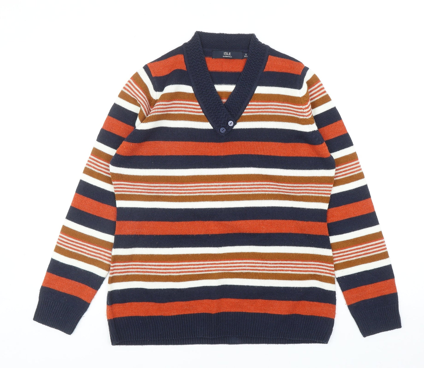 Womens UK Size S EWM Multicoloured Pullover Jumper