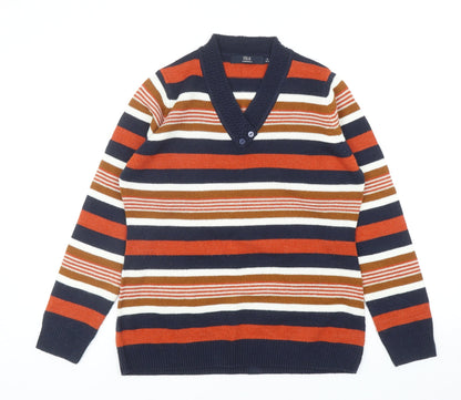 Womens UK Size S EWM Multicoloured Pullover Jumper