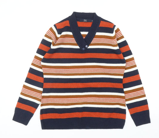 Womens UK Size S EWM Multicoloured Pullover Jumper