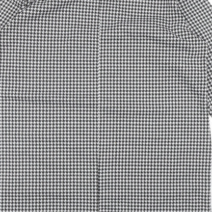Primark Womens Black Houndstooth Polyester Sheath Size 18 Round Neck Pullover
