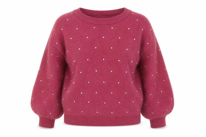 Womens UK Size 14 NEXT Red Pullover Jumper