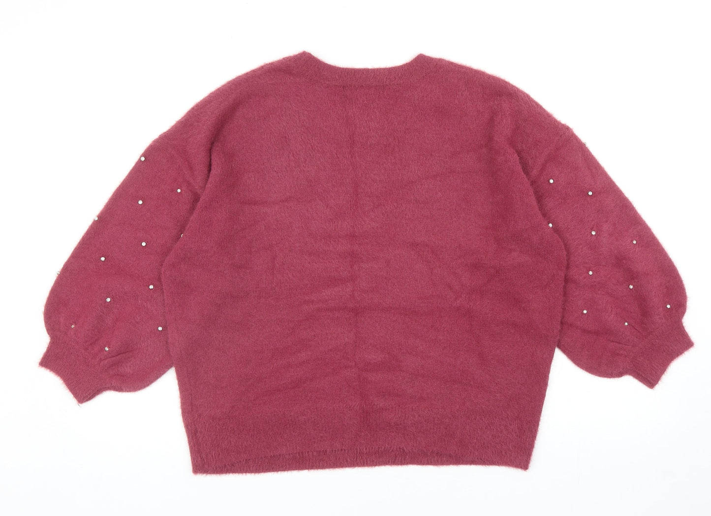 Womens UK Size 14 NEXT Red Pullover Jumper