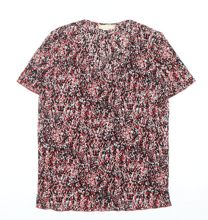 Womens UK Size 12 Daxon Multicoloured Basic T-Shirt