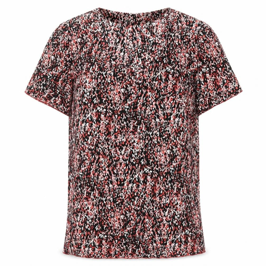 Womens UK Size 12 Daxon Multicoloured Basic T-Shirt