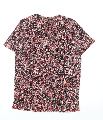 Womens UK Size 12 Daxon Multicoloured Basic T-Shirt