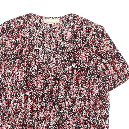Womens UK Size 12 Daxon Multicoloured Basic T-Shirt