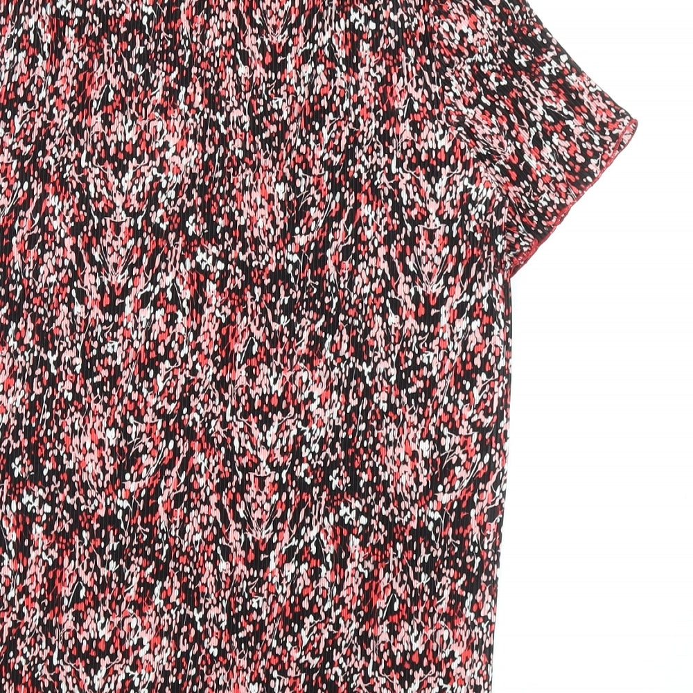 Womens UK Size 12 Daxon Multicoloured Basic T-Shirt