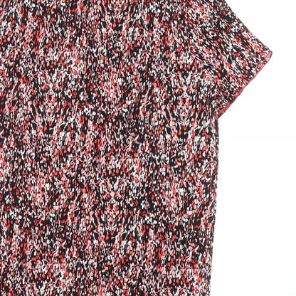 Womens UK Size 12 Daxon Multicoloured Basic T-Shirt
