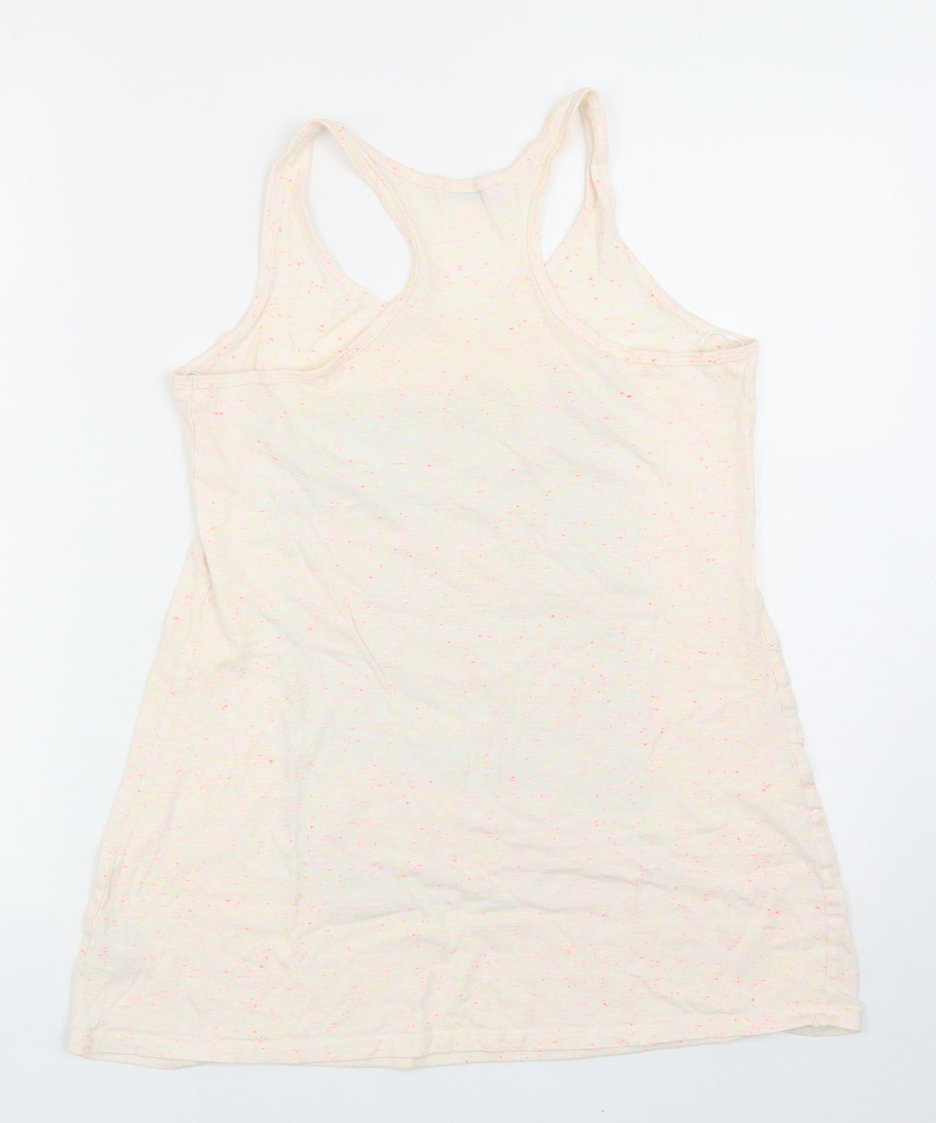 George Womens Multicoloured Cotton Basic Tank Size 10 Round Neck - Beach