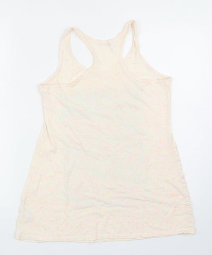 George Womens Multicoloured Cotton Basic Tank Size 10 Round Neck - Beach