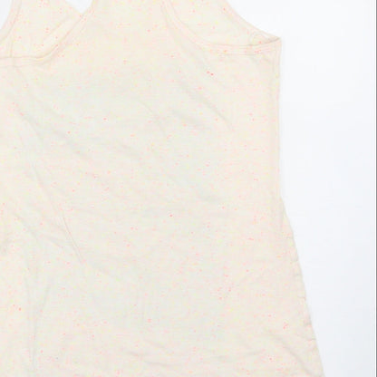 George Womens Multicoloured Cotton Basic Tank Size 10 Round Neck - Beach