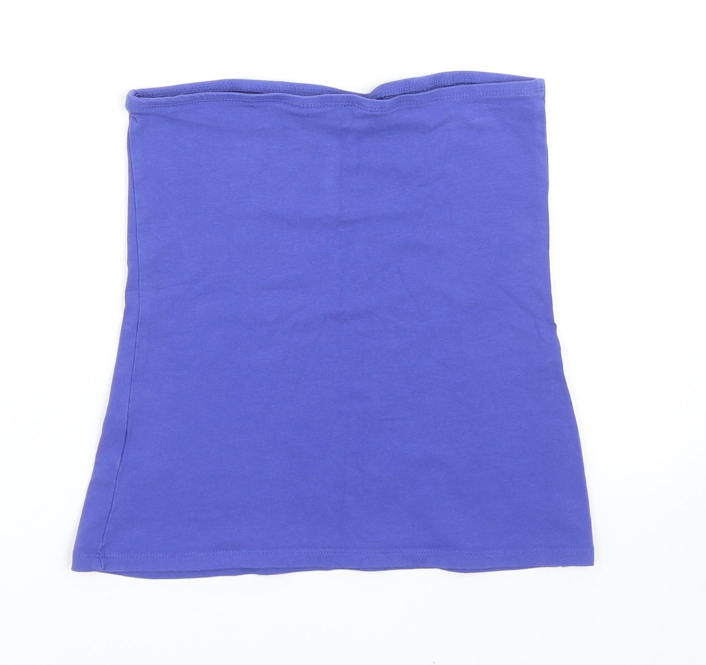 Womens UK Size S New Look Blue Basic Tank