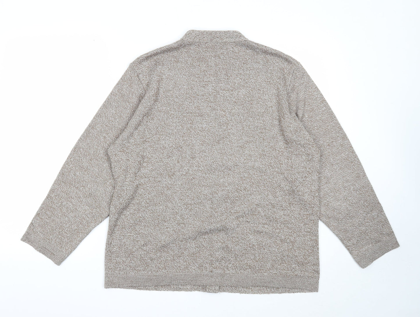 Womens UK Size XL Care Brown Cardigan Jumper
