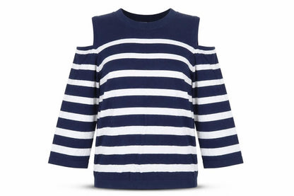 Womens UK Size 8 Soon Blue Pullover Jumper