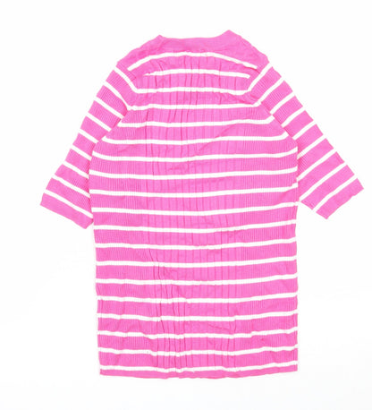 Womens UK Size S Marks and Spencer Pink Pullover Jumper