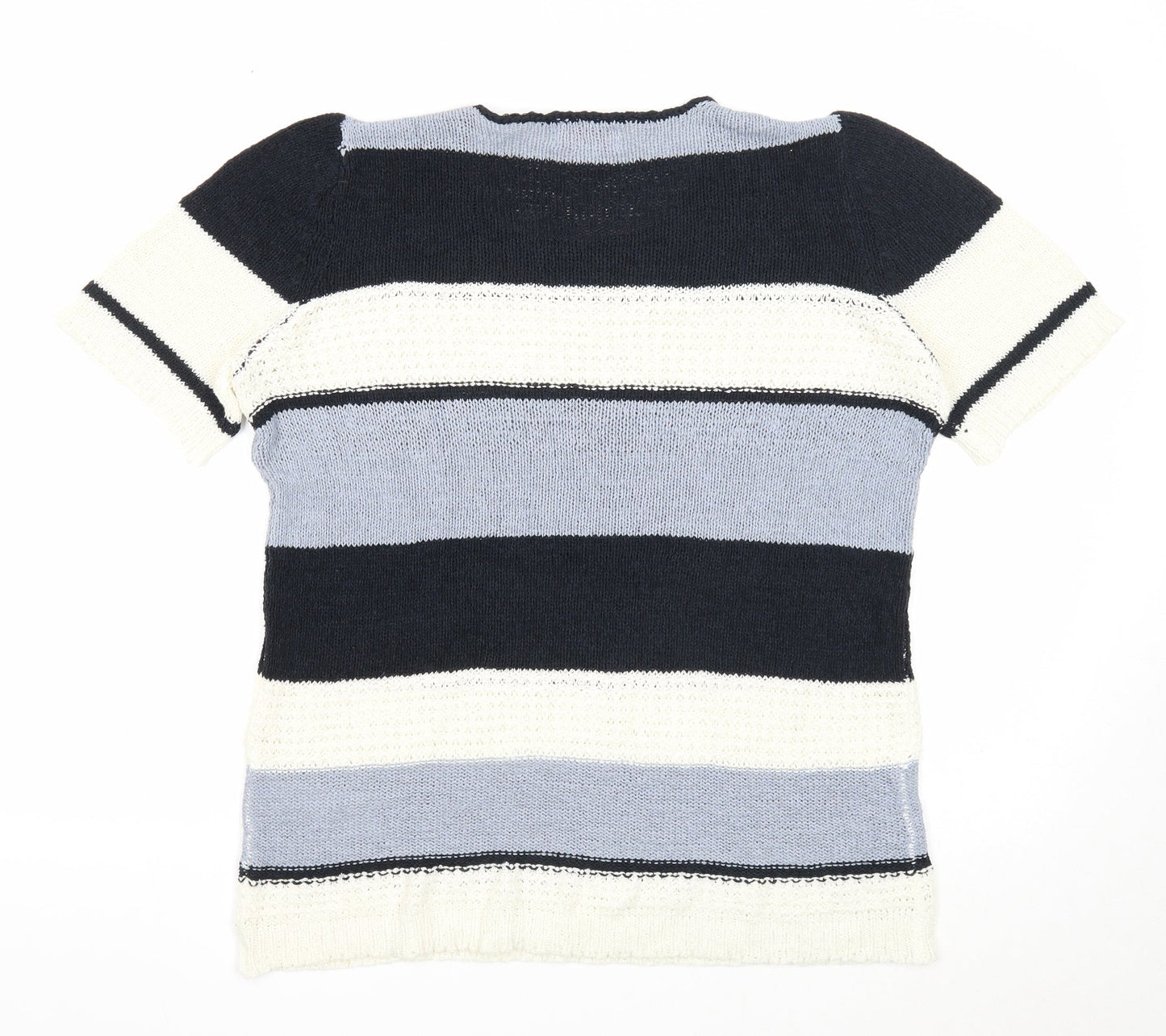 Womens UK Size 12 Slimma Multicoloured Pullover Jumper