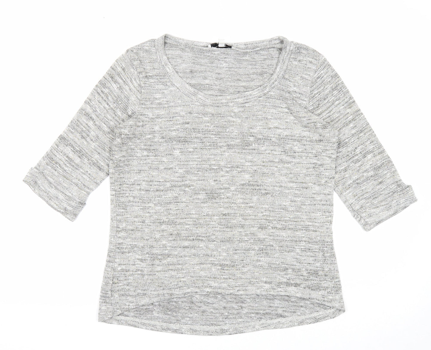 Womens UK Size 8 New Look Grey Pullover Jumper