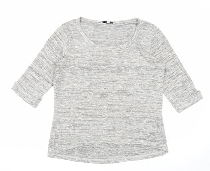 Womens UK Size 8 New Look Grey Pullover Jumper