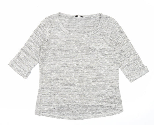 Womens UK Size 8 New Look Grey Pullover Jumper