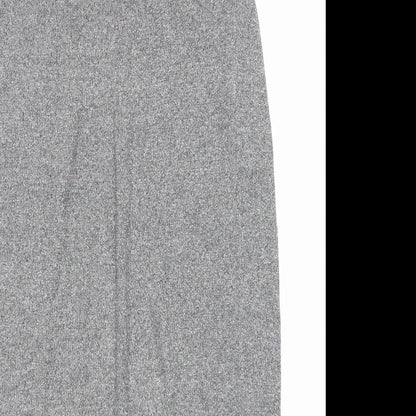 Limited Collection Womens Grey Acrylic T-Shirt Dress Size 8 Scoop Neck Pullover