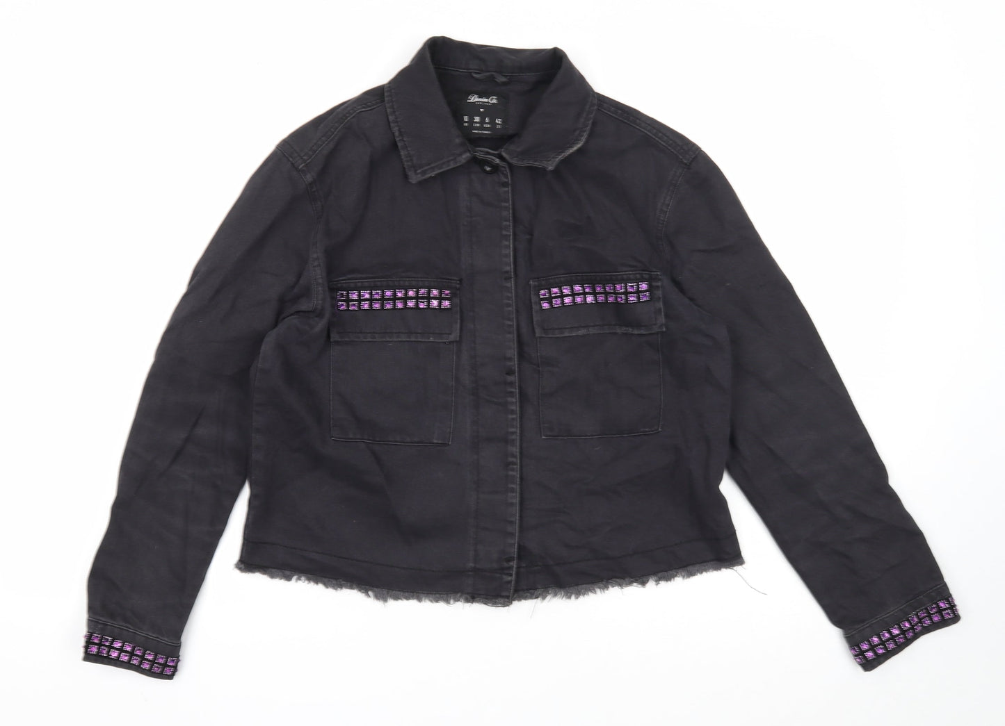 Womens UK Size 10 Denim & Co. Black Jacket