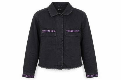 Womens UK Size 10 Denim & Co. Black Jacket