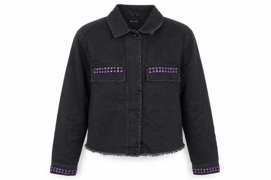 Womens UK Size 10 Denim & Co. Black Jacket