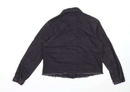 Womens UK Size 10 Denim & Co. Black Jacket