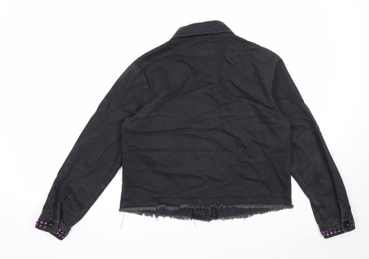Womens UK Size 10 Denim & Co. Black Jacket