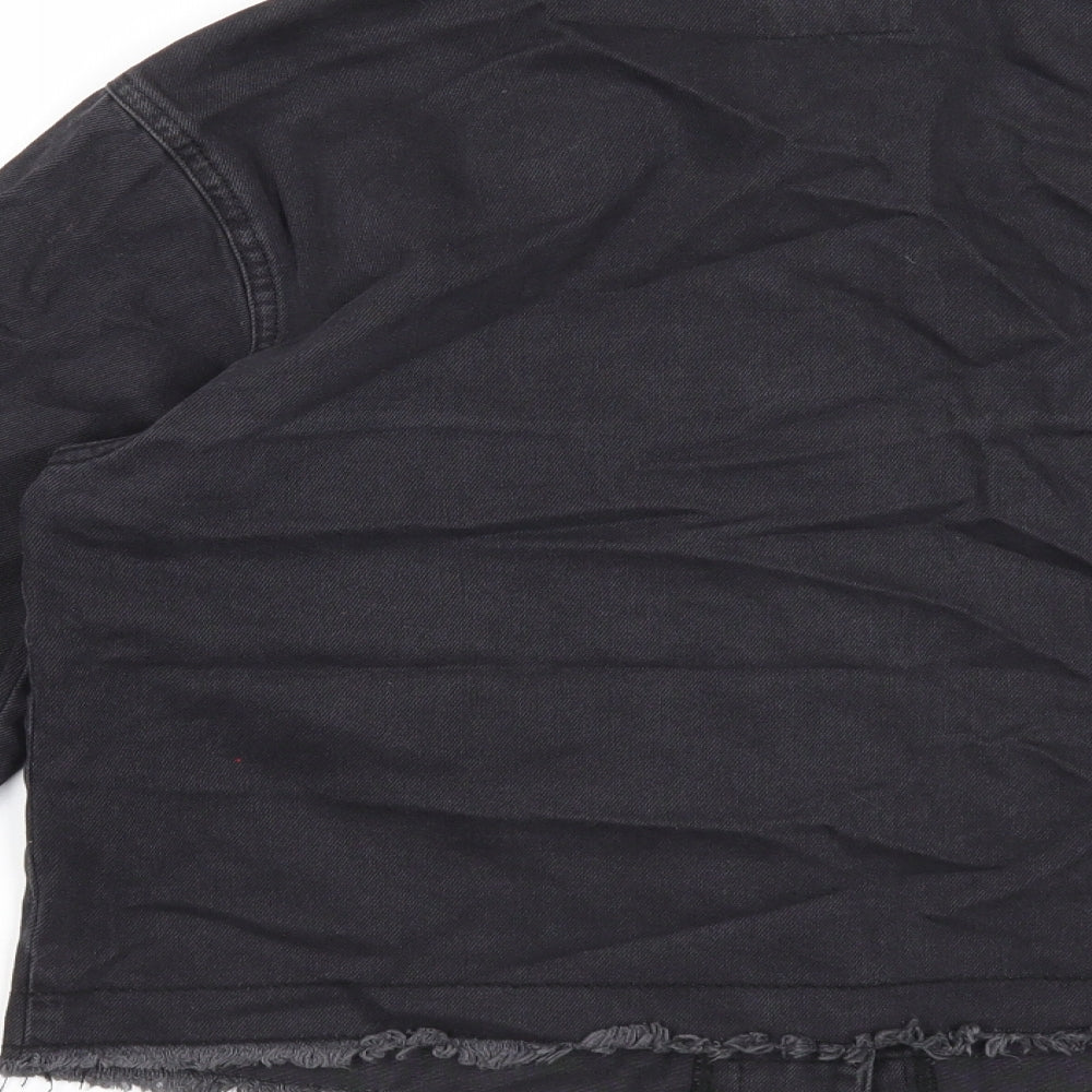 Womens UK Size 10 Denim & Co. Black Jacket