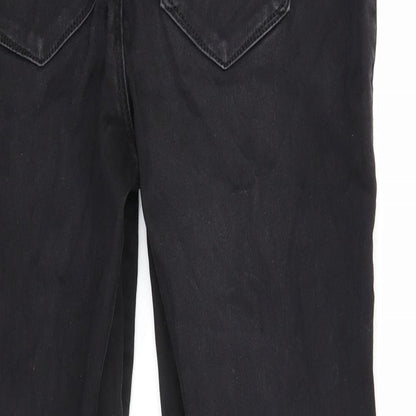 Only Womens Black Cotton Skinny Jeans Size L Regular Zip