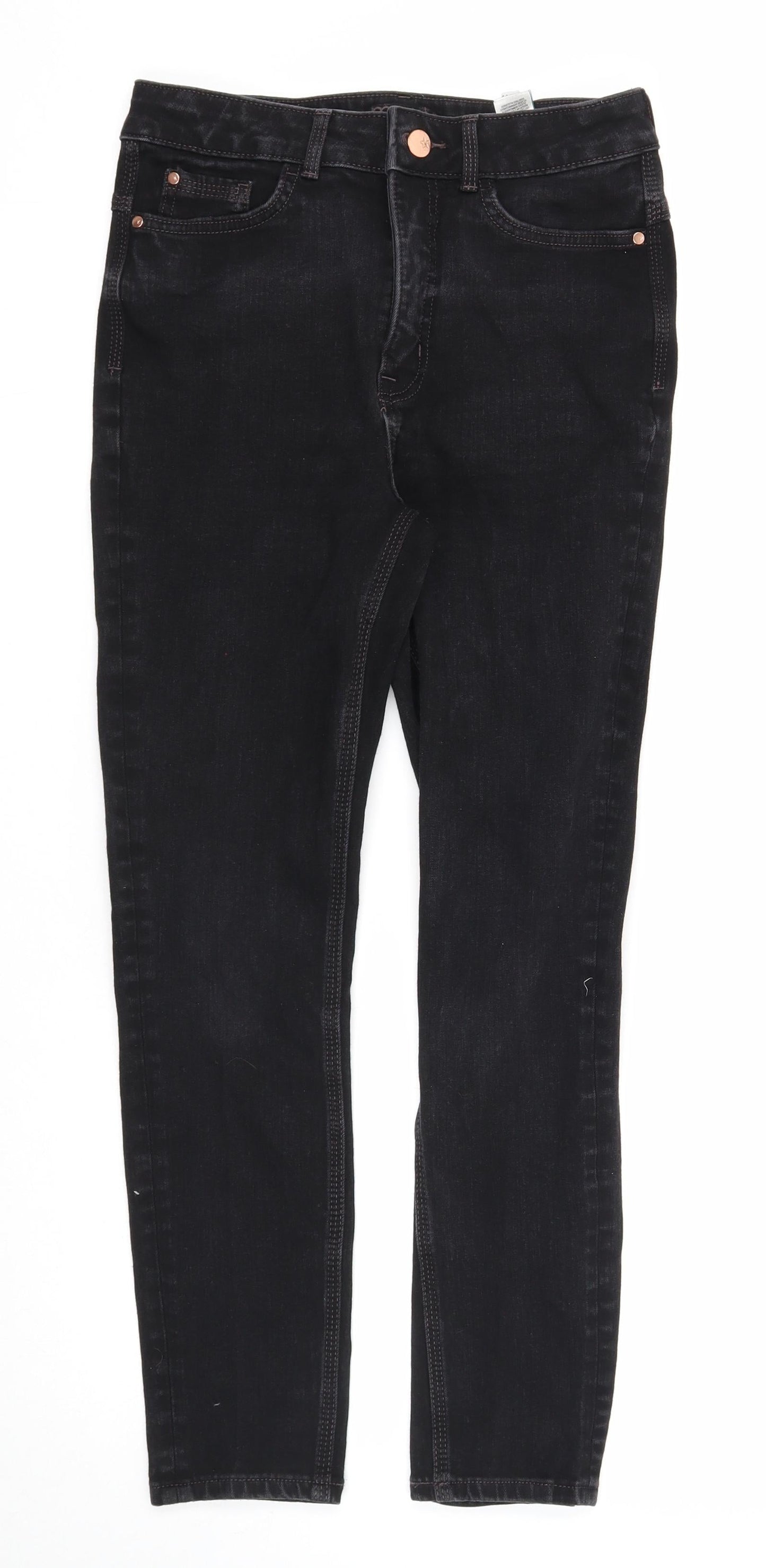 Womens UK Size 10 Marks and Spencer Regular Fit Skinny Black Jeans