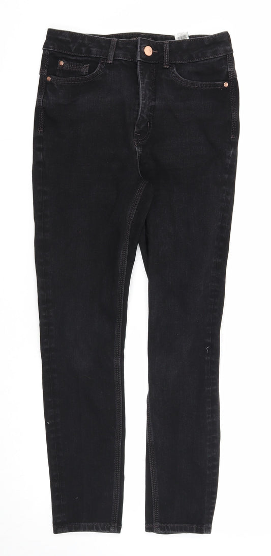 Womens UK Size 10 Marks and Spencer Regular Fit Skinny Black Jeans