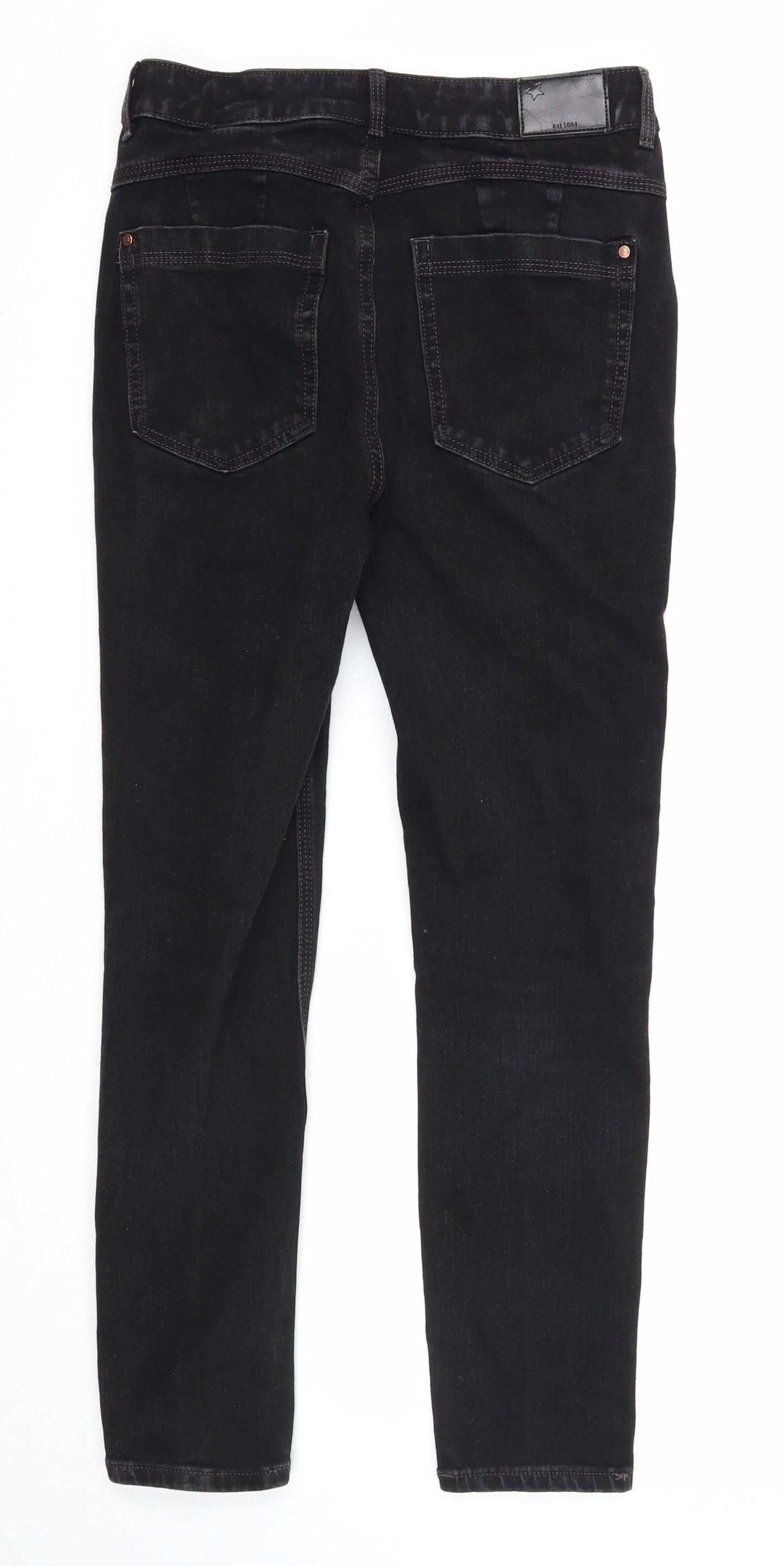 Womens UK Size 10 Marks and Spencer Regular Fit Skinny Black Jeans