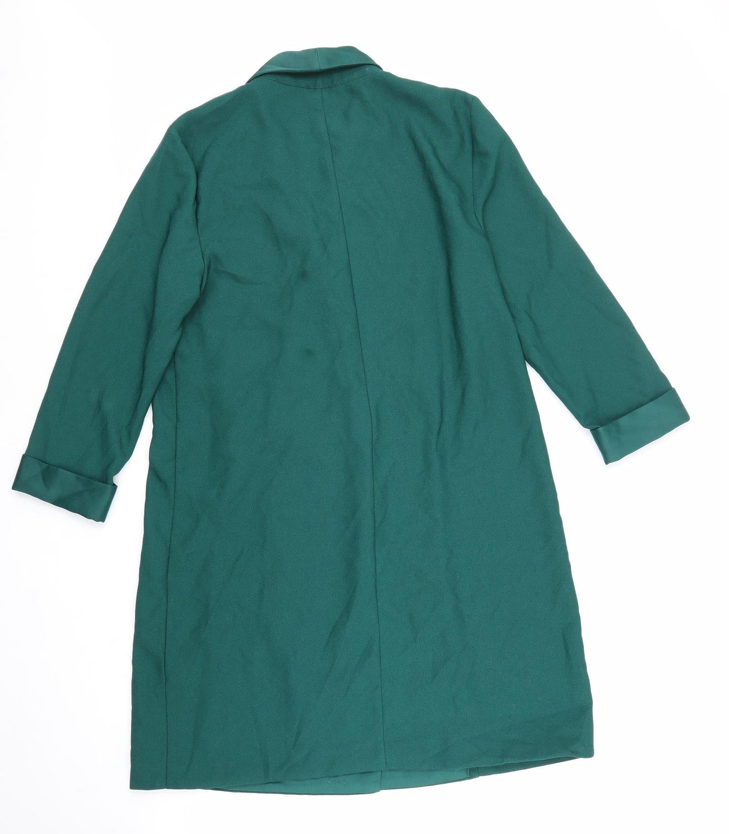 Womens UK Size 10 Warehouse Green Overcoat