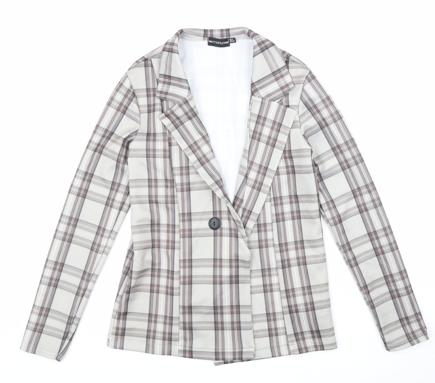 Womens UK Size 8 PRETTYLITTLETHING Beige Jacket