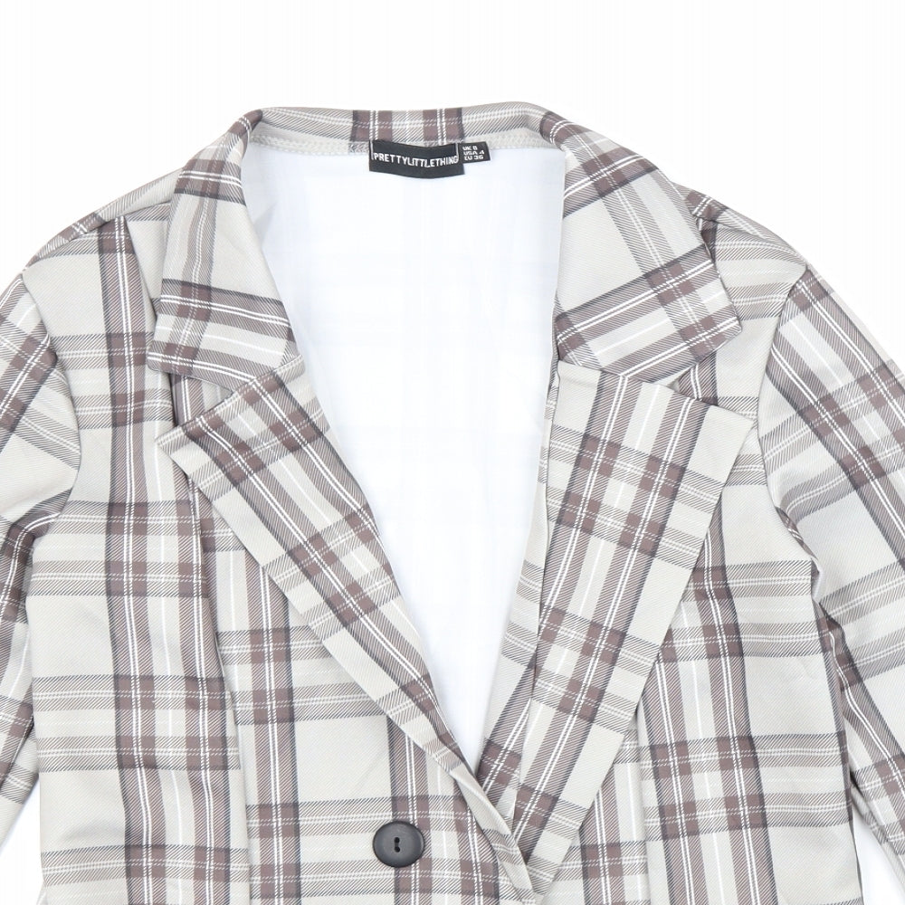 Womens UK Size 8 PRETTYLITTLETHING Beige Jacket