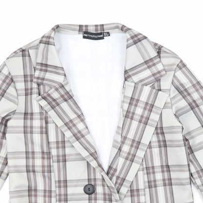 Womens UK Size 8 PRETTYLITTLETHING Beige Jacket
