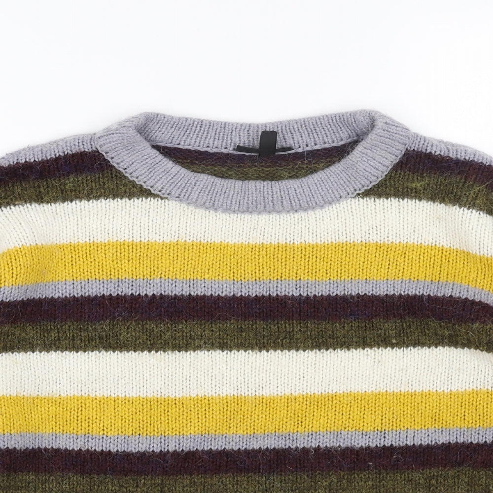 Womens UK Size 8 Topshop Multicoloured Pullover Jumper