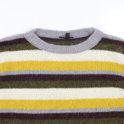 Womens UK Size 8 Topshop Multicoloured Pullover Jumper
