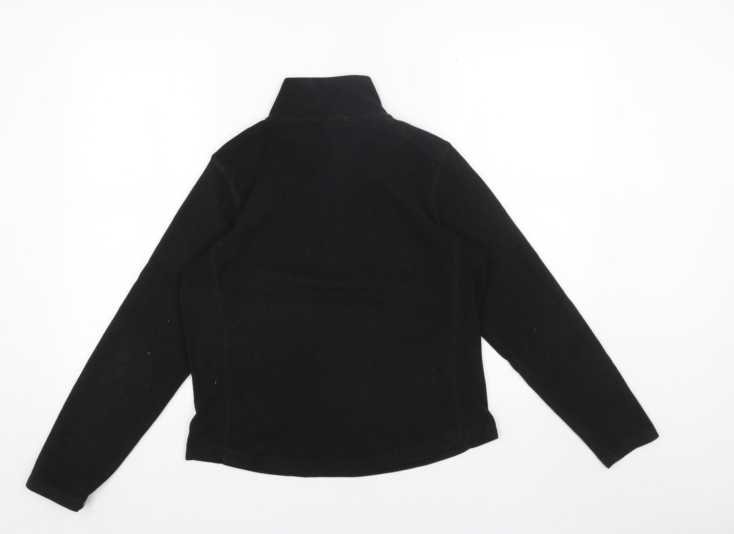 Gap Womens Black Polyester Pullover Sweatshirt Size S Zip