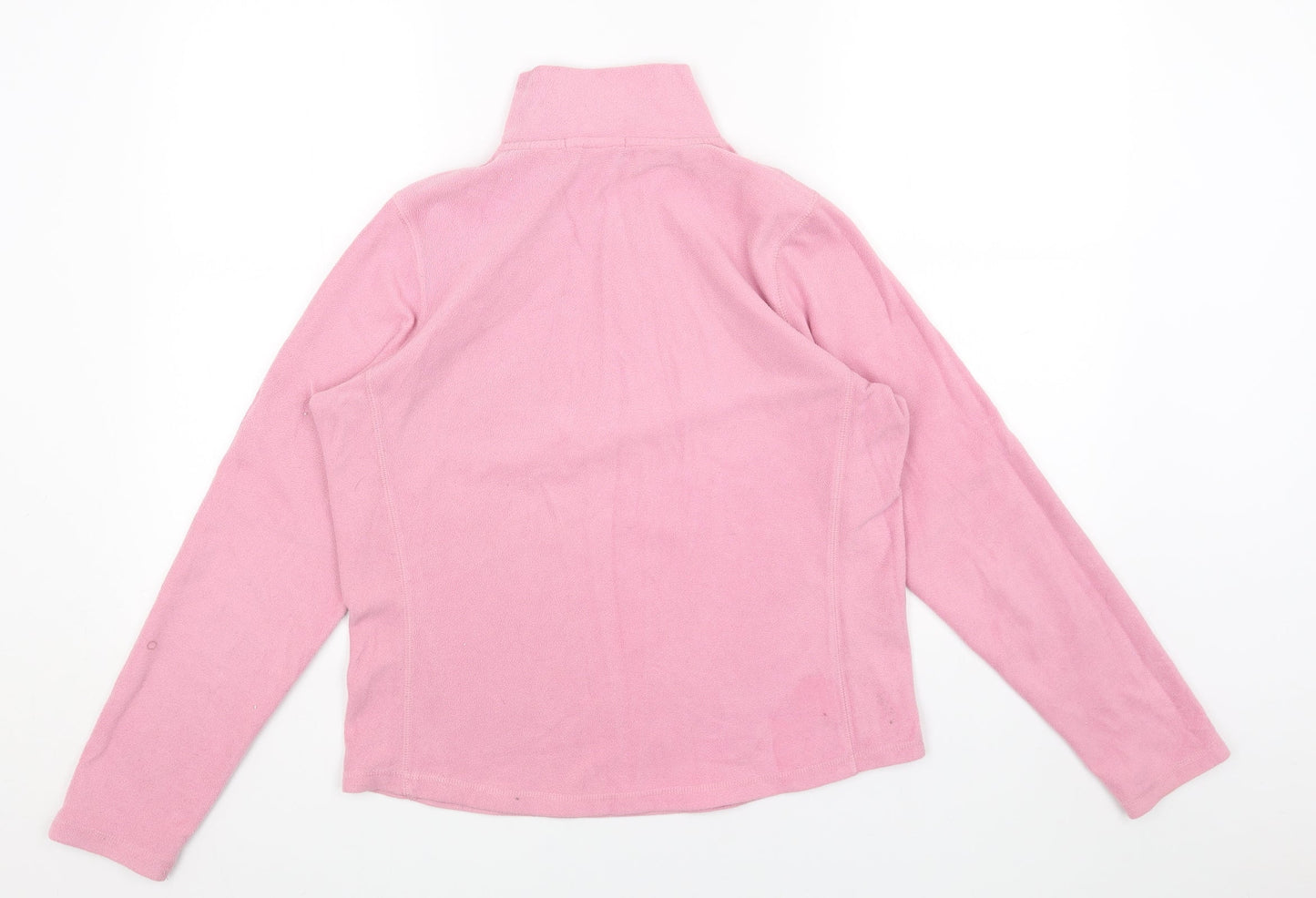 Gap Womens Pink Polyester Pullover Sweatshirt Size M Zip