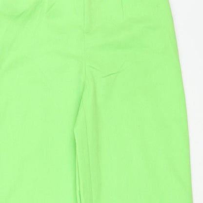 Womens UK Size 4 H&M Regular Fit  Green Trousers
